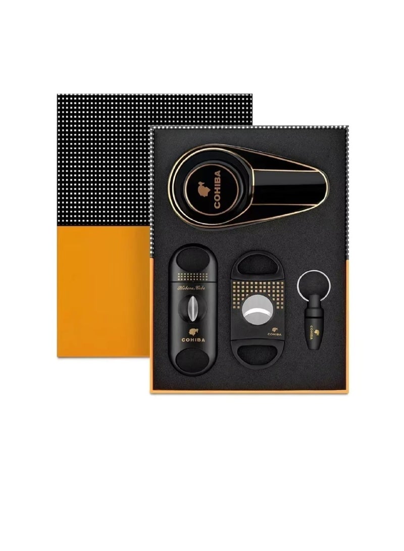 A cigar cutter and ashtray set with an exclusive, distinctive, and elegant design. - Image 1
